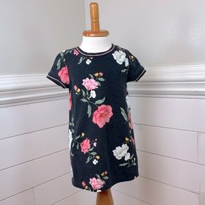 Old Navy Cotton & Floral Print Dress Girls 2T